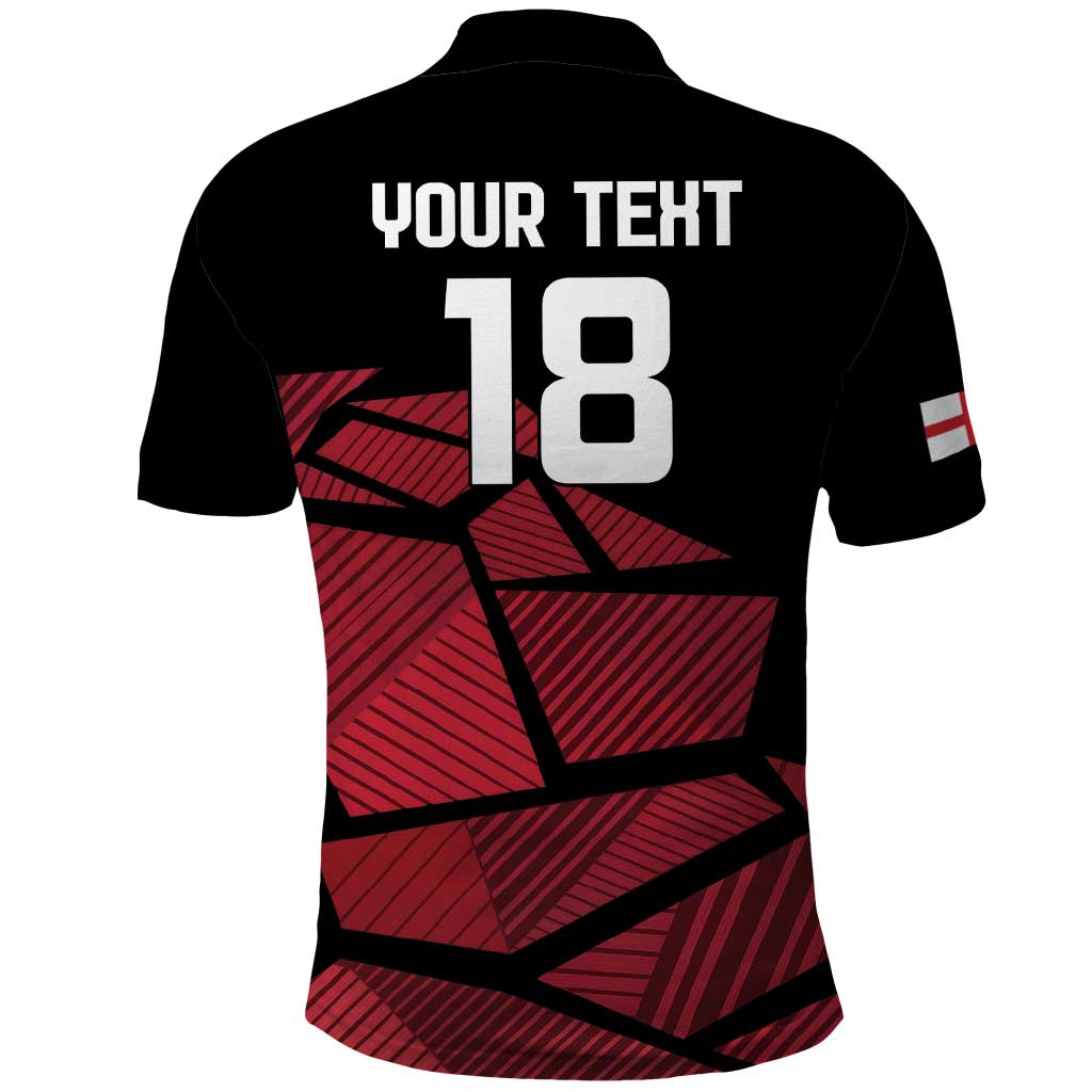 England Rugby Custom Polo Shirt Red Roses Go Champion - Wonder Print Shop