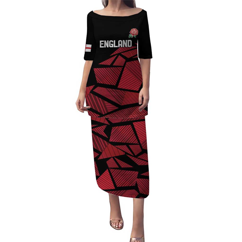 England Rugby Custom Puletasi Red Roses Go Champion - Wonder Print Shop