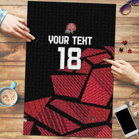 England Rugby Custom Puzzle Red Roses Go Champion - Wonder Print Shop