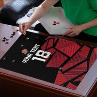 England Rugby Custom Puzzle Red Roses Go Champion - Wonder Print Shop