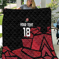 England Rugby Custom Quilt Red Roses Go Champion - Wonder Print Shop