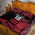 England Rugby Custom Quilt Bed Set Red Roses Go Champion - Wonder Print Shop