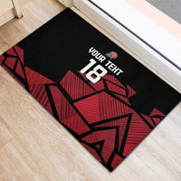 England Rugby Custom Rubber Doormat Red Roses Go Champion - Wonder Print Shop
