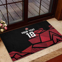 England Rugby Custom Rubber Doormat Red Roses Go Champion - Wonder Print Shop