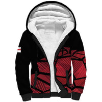 England Rugby Custom Sherpa Hoodie Red Roses Go Champion - Wonder Print Shop