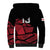 England Rugby Custom Sherpa Hoodie Red Roses Go Champion - Wonder Print Shop