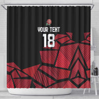 England Rugby Custom Shower Curtain Red Roses Go Champion - Wonder Print Shop