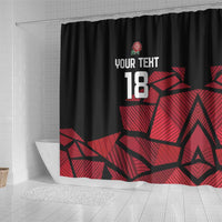 England Rugby Custom Shower Curtain Red Roses Go Champion - Wonder Print Shop