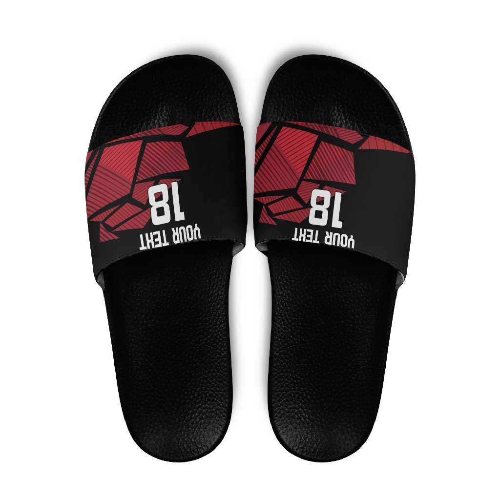 England Rugby Custom Slide Sandals Red Roses Go Champion - Wonder Print Shop