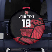 England Rugby Custom Spare Tire Cover Red Roses Go Champion - Wonder Print Shop