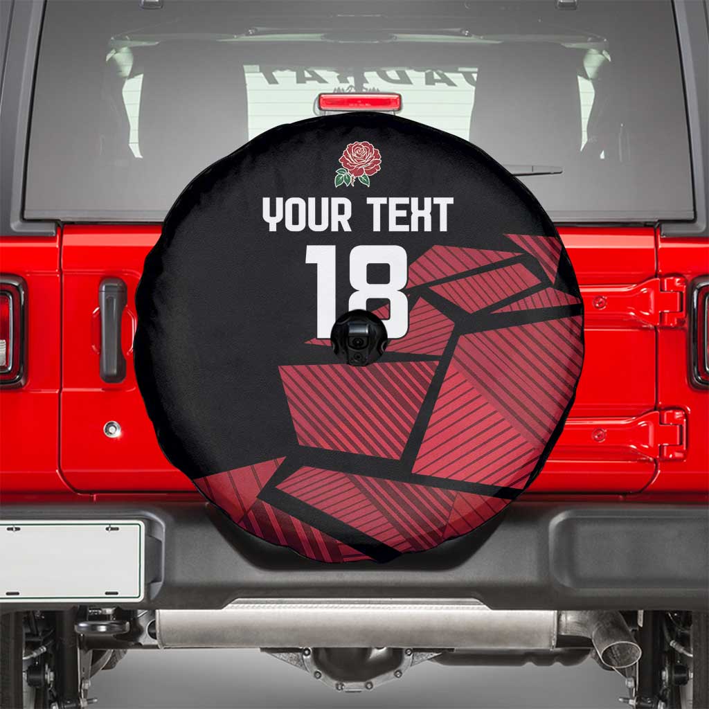 England Rugby Custom Spare Tire Cover Red Roses Go Champion - Wonder Print Shop