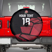 England Rugby Custom Spare Tire Cover Red Roses Go Champion - Wonder Print Shop