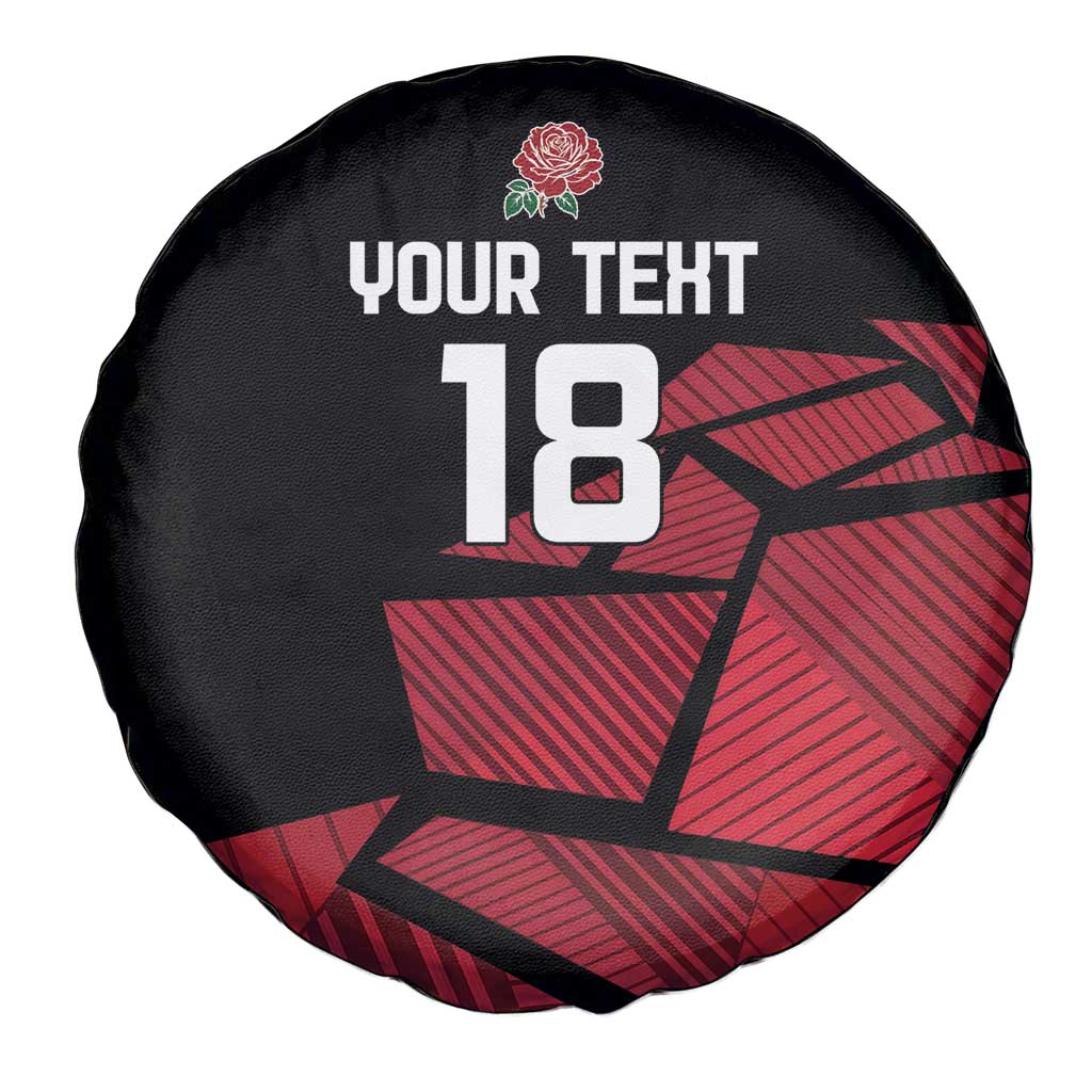 England Rugby Custom Spare Tire Cover Red Roses Go Champion - Wonder Print Shop