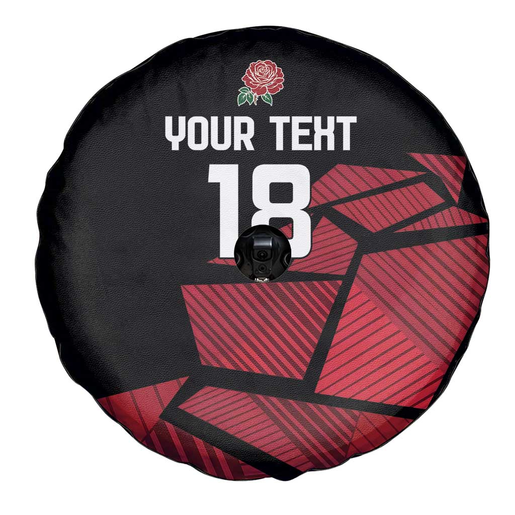 England Rugby Custom Spare Tire Cover Red Roses Go Champion - Wonder Print Shop