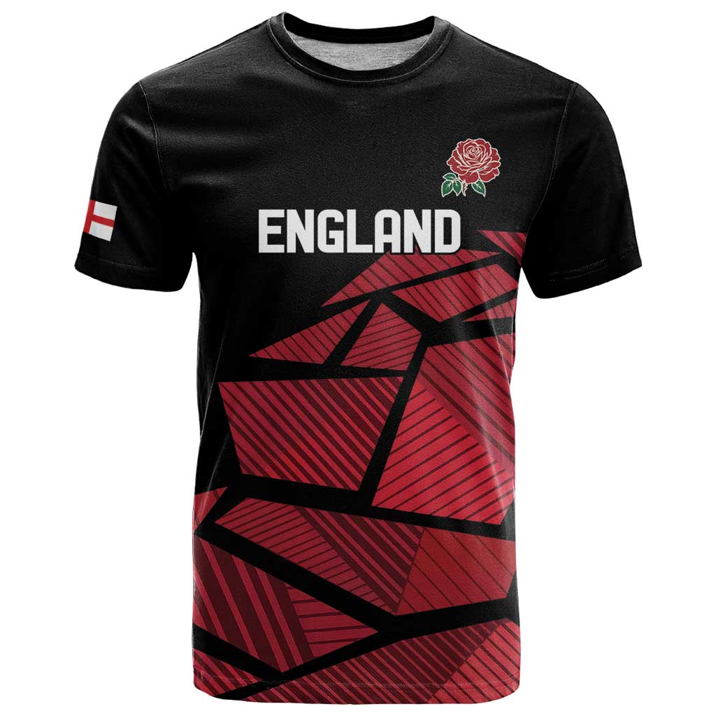England Rugby Custom T Shirt Red Roses Go Champion - Wonder Print Shop
