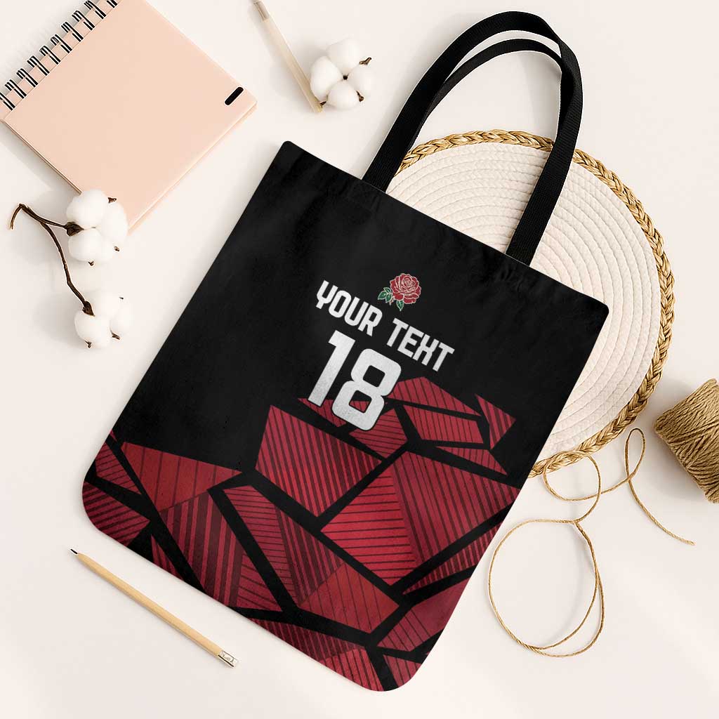 England Rugby Custom Tote Bag Red Roses Go Champion - Wonder Print Shop