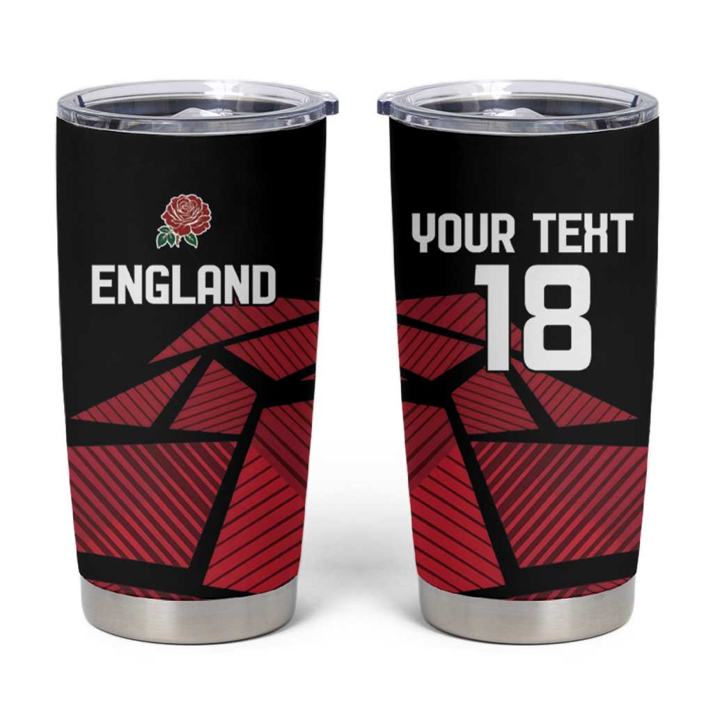 England Rugby Custom Tumbler Cup Red Roses Go Champion - Wonder Print Shop
