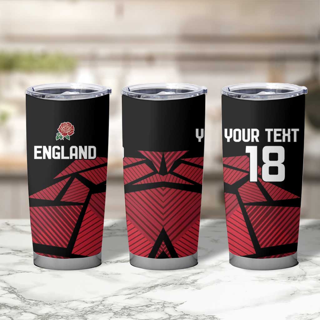 England Rugby Custom Tumbler Cup Red Roses Go Champion - Wonder Print Shop