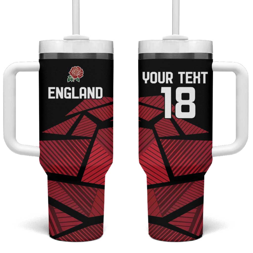 England Rugby Custom Tumbler With Handle Red Roses Go Champion - Wonder Print Shop