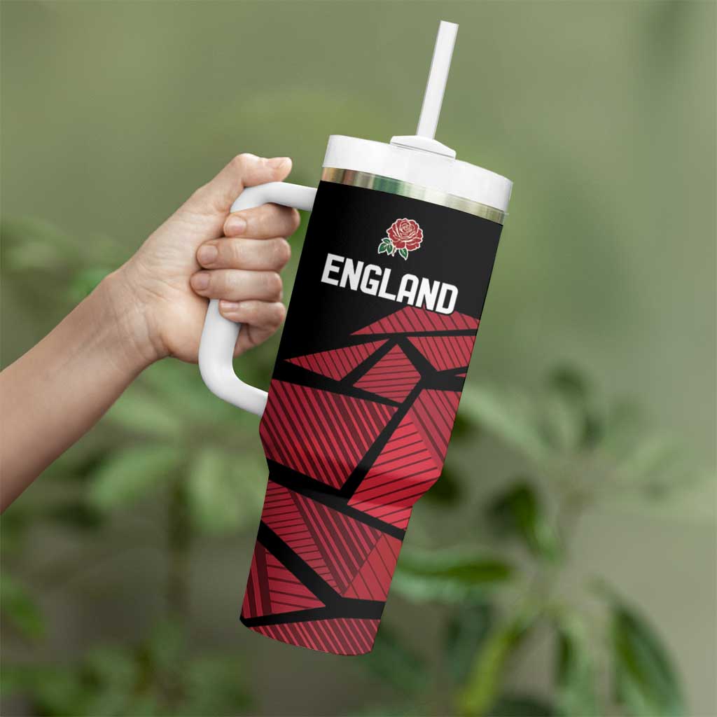 England Rugby Custom Tumbler With Handle Red Roses Go Champion - Wonder Print Shop