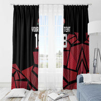 England Rugby Custom Window Curtain Red Roses Go Champion - Wonder Print Shop