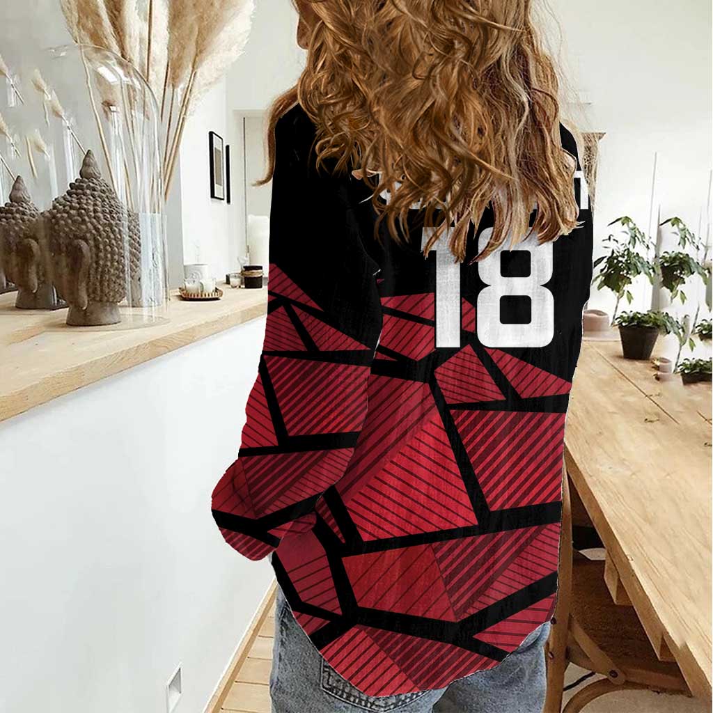 England Rugby Custom Women Casual Shirt Red Roses Go Champion - Wonder Print Shop