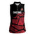 England Rugby Custom Women Sleeveless Polo Shirt Red Roses Go Champion - Wonder Print Shop