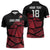 England Rugby Custom Zipper Polo Shirt Red Roses Go Champion - Wonder Print Shop