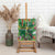 Dominica Sisserou Parrot Canvas Wall Art Tropical Flower Flag Style - Wonder Print Shop