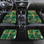 Dominica Sisserou Parrot Car Mats Tropical Flower Flag Style - Wonder Print Shop