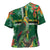 Dominica Sisserou Parrot Cross Shoulder Shirt Tropical Flower Flag Style - Wonder Print Shop