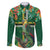 Dominica Sisserou Parrot Family Matching Puletasi and Hawaiian Shirt Tropical Flower Flag Style - Wonder Print Shop