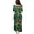 Dominica Sisserou Parrot Family Matching Puletasi and Hawaiian Shirt Tropical Flower Flag Style - Wonder Print Shop