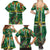 Dominica Sisserou Parrot Family Matching Summer Maxi Dress and Hawaiian Shirt Tropical Flower Flag Style - Wonder Print Shop