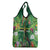 Dominica Sisserou Parrot Grocery Bag Tropical Flower Flag Style - Wonder Print Shop