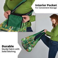 Dominica Sisserou Parrot Grocery Bag Tropical Flower Flag Style - Wonder Print Shop