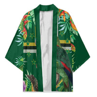 Dominica Sisserou Parrot Kimono Tropical Flower Flag Style - Wonder Print Shop