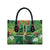 Dominica Sisserou Parrot Leather Bag Tropical Flower Flag Style - Wonder Print Shop