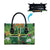 Dominica Sisserou Parrot Leather Bag Tropical Flower Flag Style - Wonder Print Shop