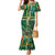 Dominica Sisserou Parrot Mermaid Dress Tropical Flower Flag Style - Wonder Print Shop