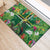 Dominica Sisserou Parrot Rubber Doormat Tropical Flower Flag Style - Wonder Print Shop