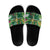 Dominica Sisserou Parrot Slide Sandals Tropical Flower Flag Style - Wonder Print Shop