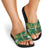 Dominica Sisserou Parrot Slide Sandals Tropical Flower Flag Style - Wonder Print Shop