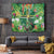 Dominica Sisserou Parrot Tapestry Tropical Flower Flag Style - Wonder Print Shop