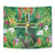 Dominica Sisserou Parrot Tapestry Tropical Flower Flag Style - Wonder Print Shop
