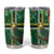 Dominica Sisserou Parrot Tumbler Cup Tropical Flower Flag Style - Wonder Print Shop