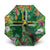 Dominica Sisserou Parrot Umbrella Tropical Flower Flag Style - Wonder Print Shop