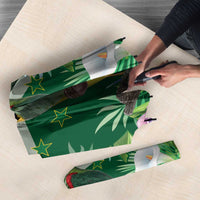 Dominica Sisserou Parrot Umbrella Tropical Flower Flag Style - Wonder Print Shop