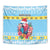 Saint Lucia Christmas Tapestry Saint Lucian Parrot With Hibiscus Flowers - Wonder Print Shop