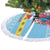Saint Lucia Christmas Tree Skirt Saint Lucian Parrot With Hibiscus Flowers - Wonder Print Shop